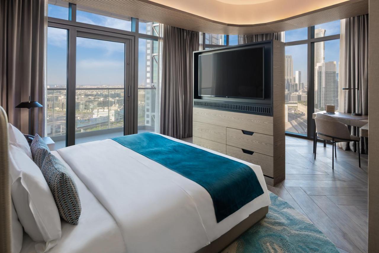 Paramount Hotel Midtown Ντουμπάι Εξωτερικό φωτογραφία A bedroom at the hotel