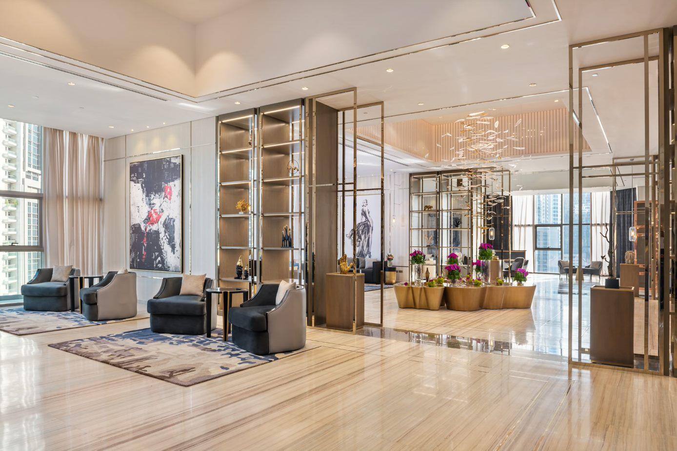 Paramount Hotel Midtown Ντουμπάι Εξωτερικό φωτογραφία The lobby of the hotel
