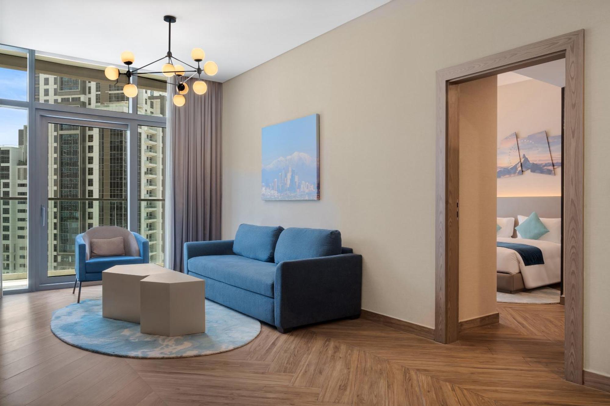 Paramount Hotel Midtown Ντουμπάι Εξωτερικό φωτογραφία A suite at the hotel